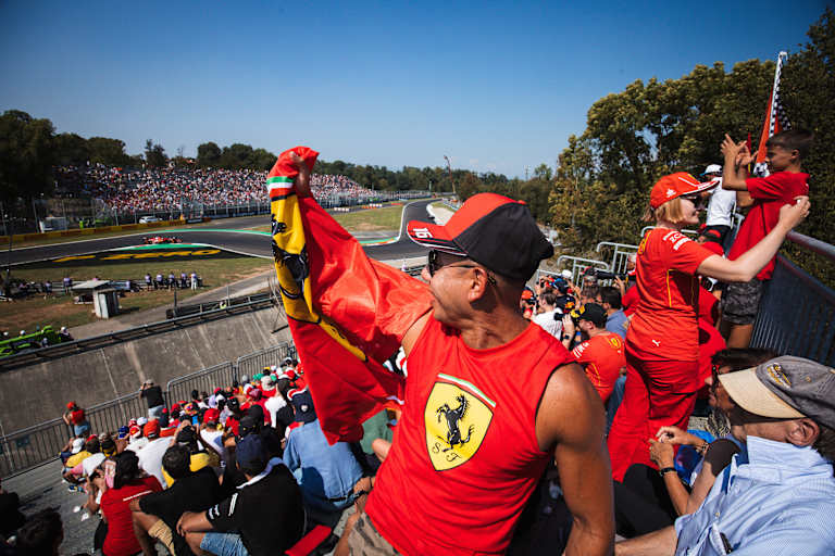 Einzigartige Stimmung in Monza