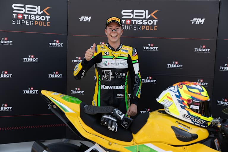 David Salvador ist der schnellste Mann der Sportbike-WM