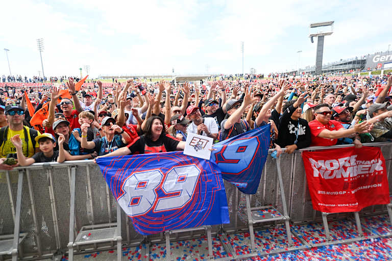 Die US-Fans zeigten großes Interesse an den MotoGP-Helden