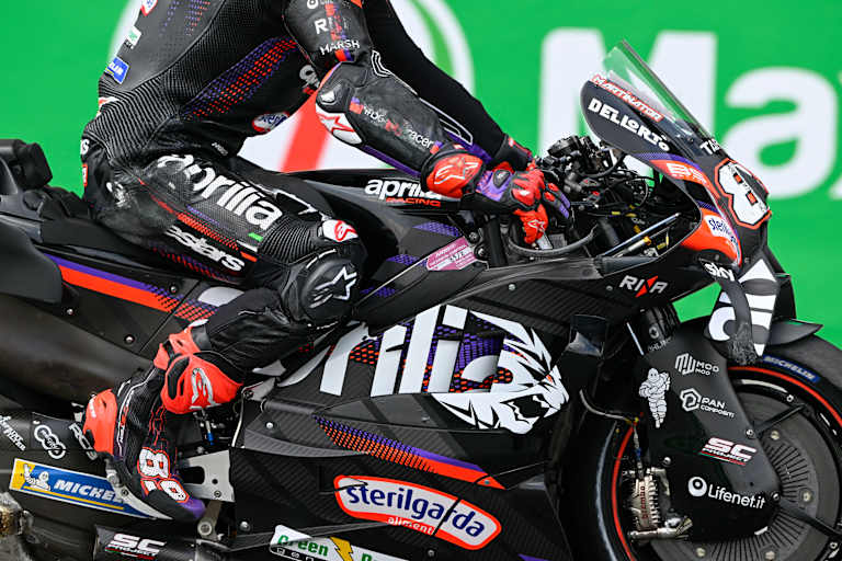 Das MotoGP-Bike von Aprilia hat eine sehr ausgeklügelte Aerodynamik