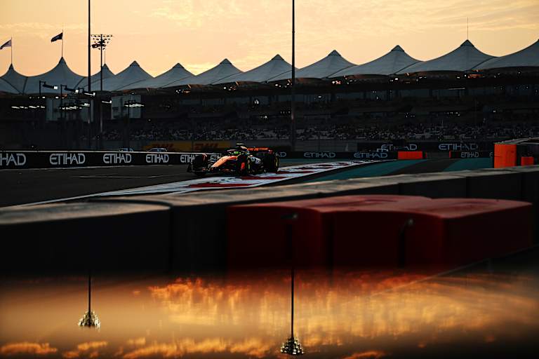 Lando Norris blieb auch im zweiten freien Training der Schnellste