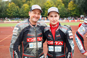 Immel Schramm (li.) mit neuem Beifahrer Mika Bacher