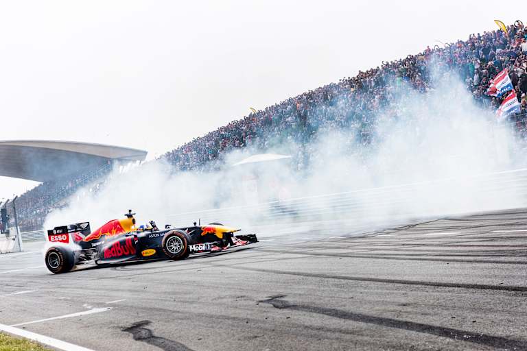 David Coulthard in Zandvoort 2018