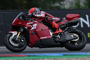Marc Marquez mit der 850er-Ducati beim Brünn-Test