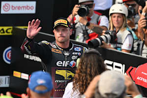 Sam Lowes ahnte wohl bereits am Samstag, dass der Sonntag schwierig wird.