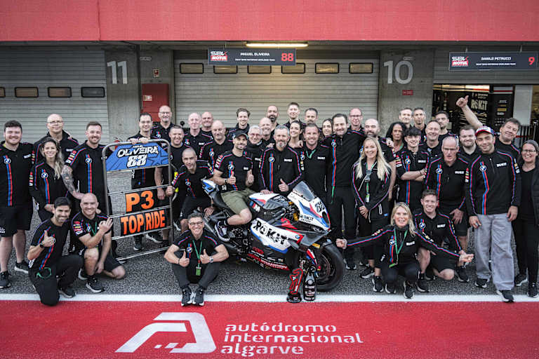 Miguel Oliveira sorgte in Portimao für einen magischen BMW-Moment