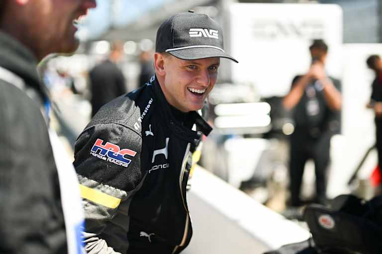 Mick Schumacher beim Training fürs Indy500