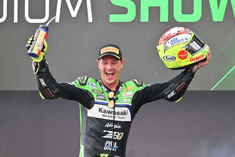 Dominique Aegerter feierte Platz 2