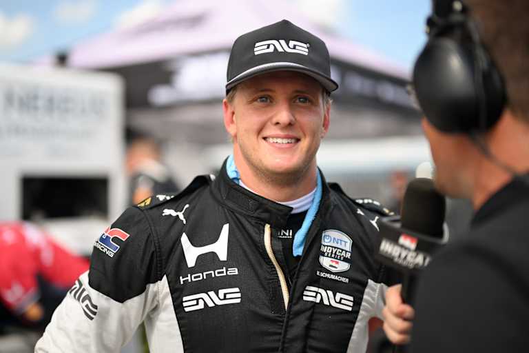 Mick Schumacher beim IndyCar-Rennen in Nashville
