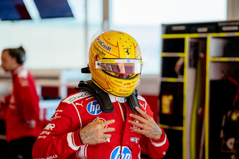 Lewis Hamilton beim Fiorano-Test