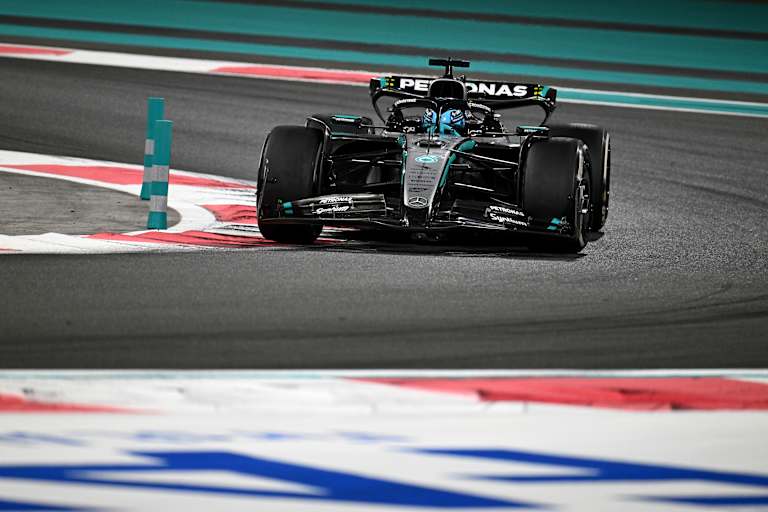 George Russell (Mercedes) in Abu Dhabi
