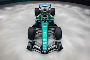 Der Aston Martin in matt Grün