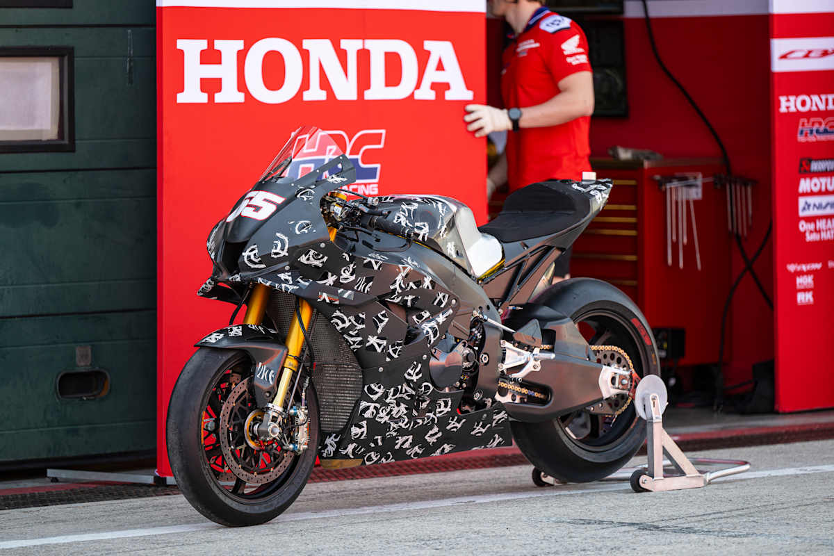 Das Honda-Test-Bike von Jonathan Rea