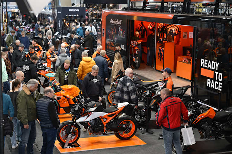 Gleich drei Messepremieren gab es am Stand von KTM zu sehen