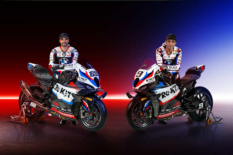 Das BMW-Duo Miguel Oliveira (li.) und Danilo Petrucci