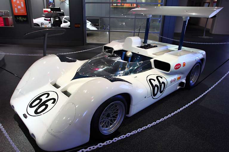 Der Chaparral 2E im Firmenmuseum von Midland/Texas