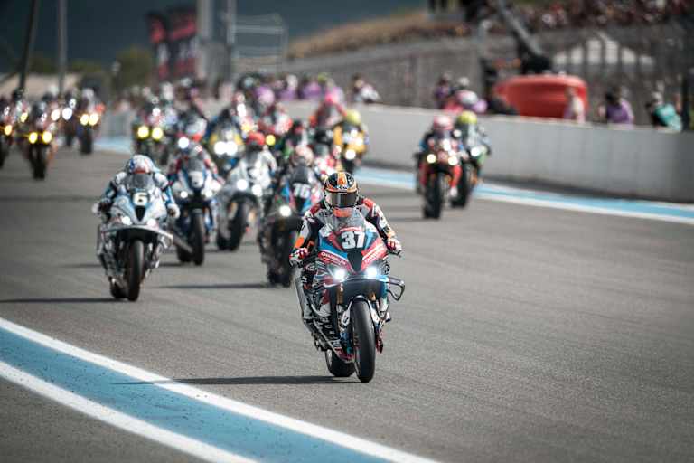 Michael van der Mark fuhr für BMW den Startstint