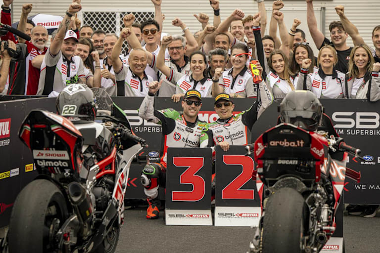 Alex Lowes und Axel Bassani jubelten auf Phillip Island gemeinsam