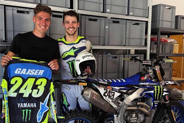 Tim Gajser mit Timi Zajc