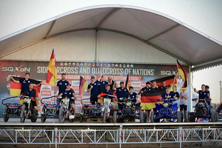 Die deutschen Sidecar- und Quad-Teams