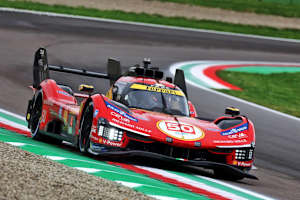 Der Ferrari 499P von Fuoco/Molina/Nielsen