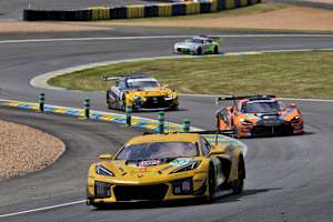 Die Corvette Z06 LMGT3.R in Le Mans