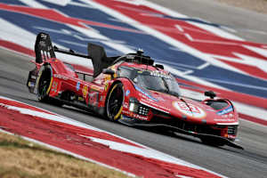 Der Ferrari 499P auf dem Circuit of the Americas