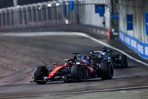 Charles Leclerc im Ferrari