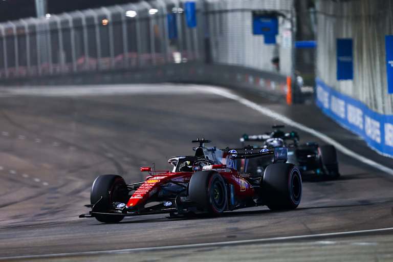 Charles Leclerc im Ferrari