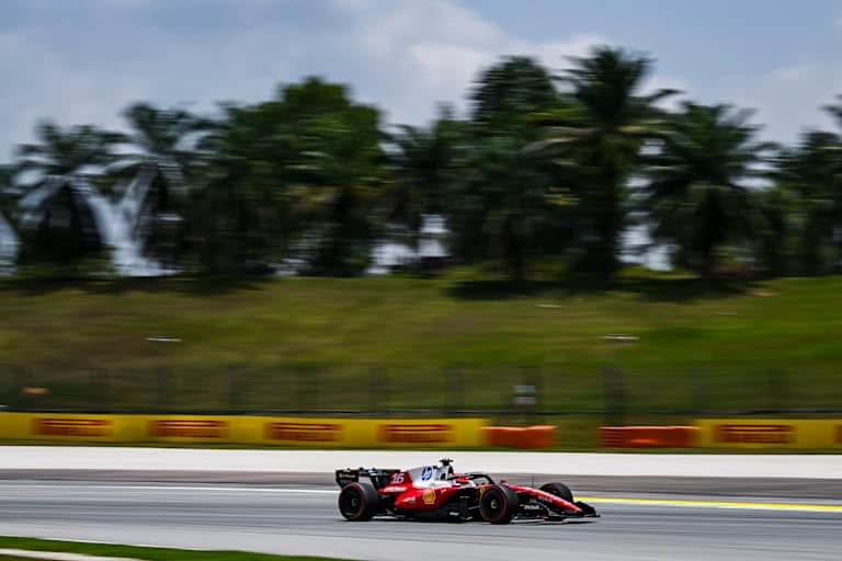 Charles Leclerc im Ferrari