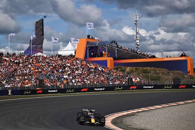 Max Verstappen in Zandvoort