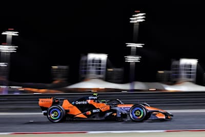 Weltmeister Lando Norris war am Ende des ersten Testtages der Schnellste 