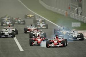 Michel Schumacher beim ersten Bahrain-GP 2004