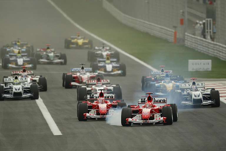 Michel Schumacher beim ersten Bahrain-GP 2004