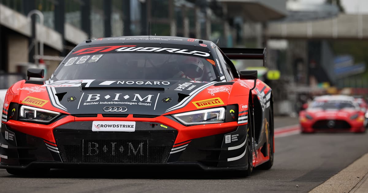 Christopher Haase sorgt für Audi-Bestzeit am ersten Testtag der 24h Spa ...