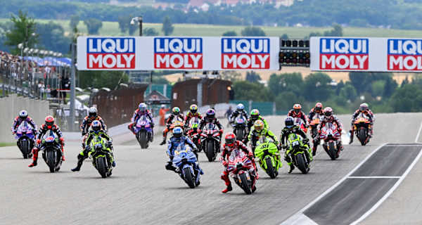 Kein Chaos: Der Start zum Deutschland-GP auf dem Sachsenring