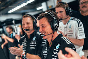 Toto Wolff freute sich über die unerwartete Pole von Kimi Antonelli