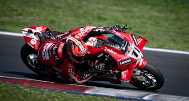 Aruba.it Ducati-Pilot Nicolo Bulega führt das Superbike-Feld in Misano an