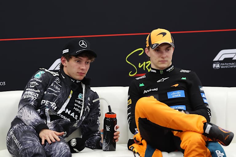 Kimi Antonelli und Oscar Piastri