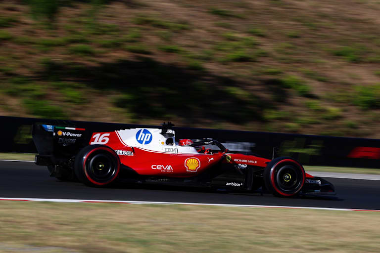 Charles Leclerc im Ferrari
