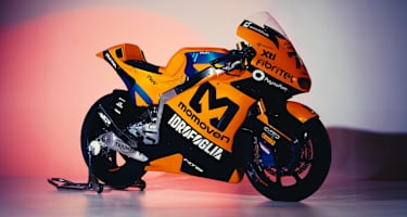 Das Momoven-Logo prägt die Lackierung der RW-Racing-Bikes in der Moto2 2026