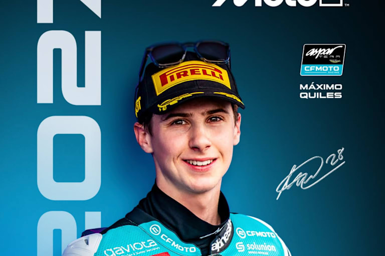 2027 wird Maximo Quiles ein Moto2-Pilot sein