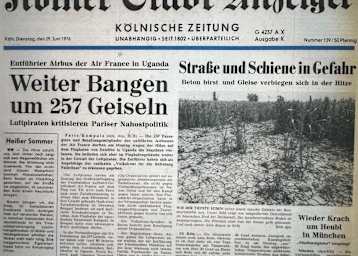 Ausschnitt «Kölner Stadtanzeiger» vom 29. Juni 1976