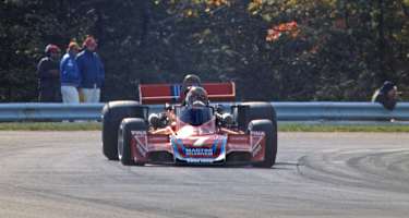 Larry Perkins 1976 mit seinem Brabham in Watkins Glen/USA