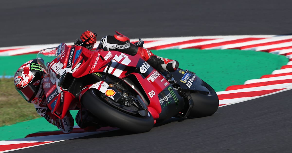 Ducati ace Pecco Bagnaia (16th) remarked sarcastically: “It was a ...