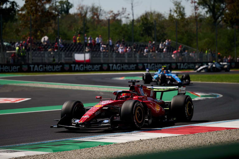 Charles Leclerc im Ferrari