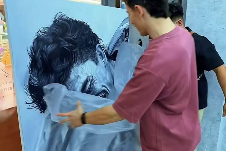 Marc Marquez enthüllte sein Porträt in Madrid