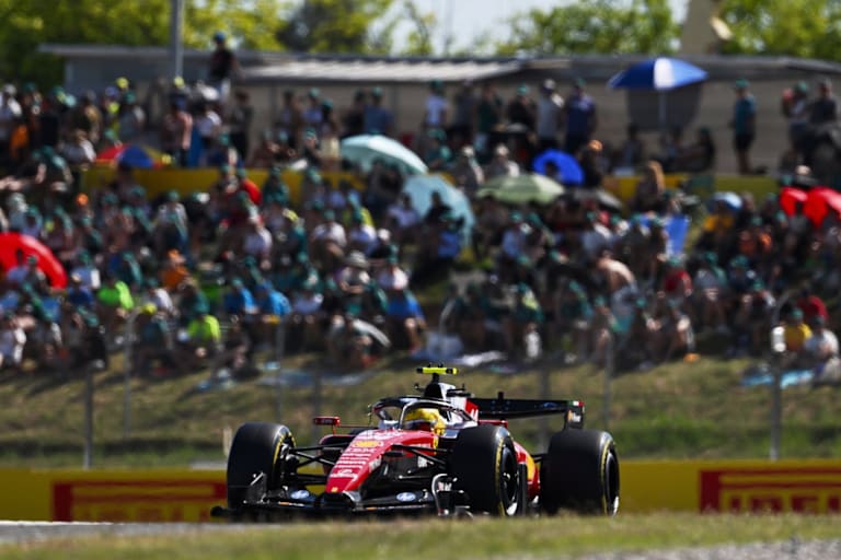 Lewis Hamilton im Ferrari