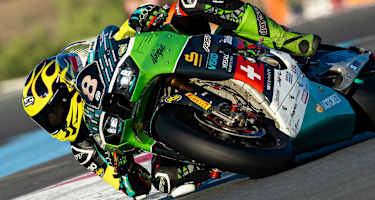 Neuzugang Xavi Artigas auf der Bolliger-Kawasaki