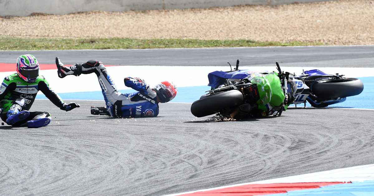Knocked off the track twice, yet still championship leader: Albert ...